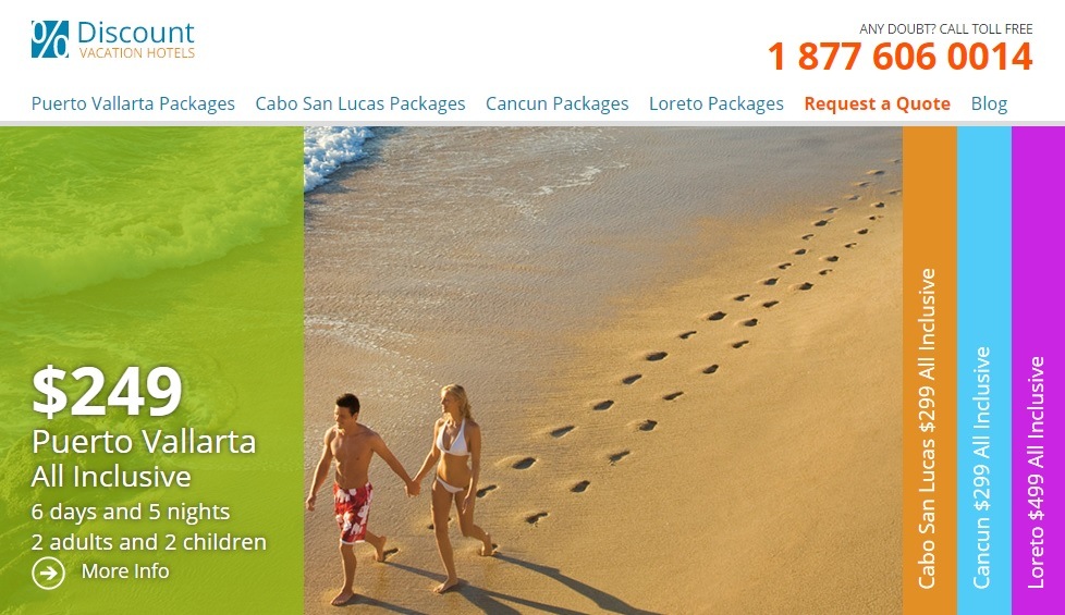Discount Vacation Hotels Website 